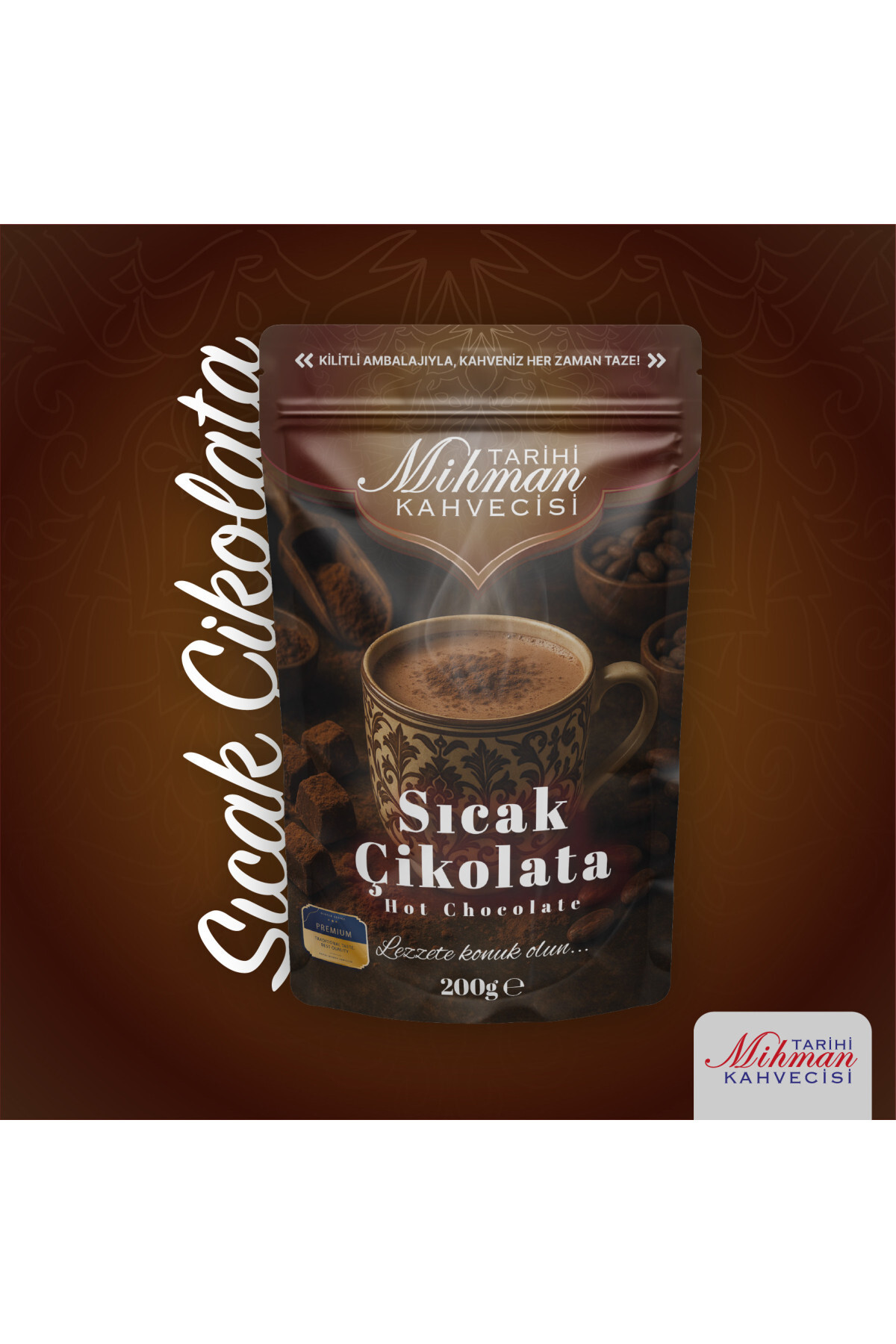 TARİHİ MİHMAN KAHVECİSİ 200GR SICAK ÇİKOLATA