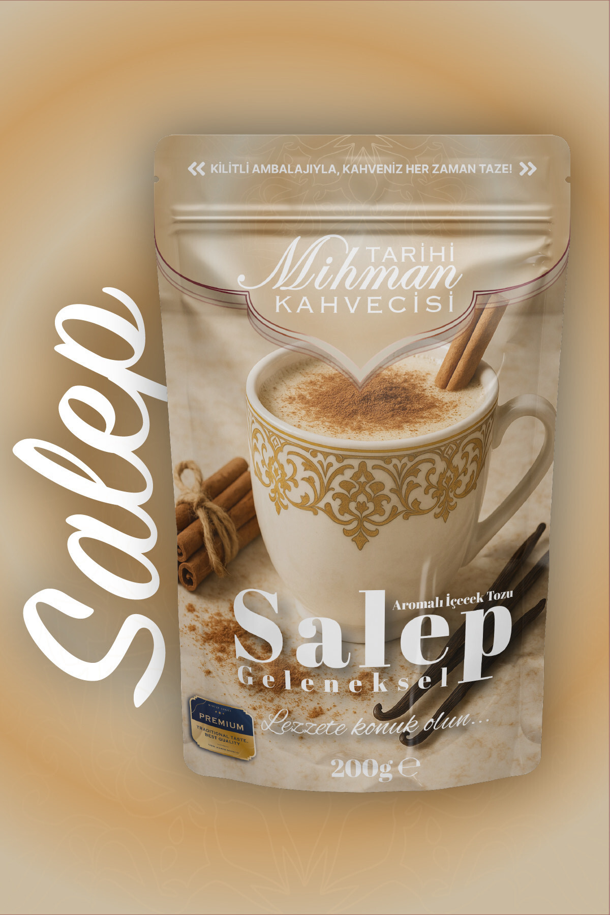 TARİHİ MİHMAN KAHVECİSİ 200 GR SALEP